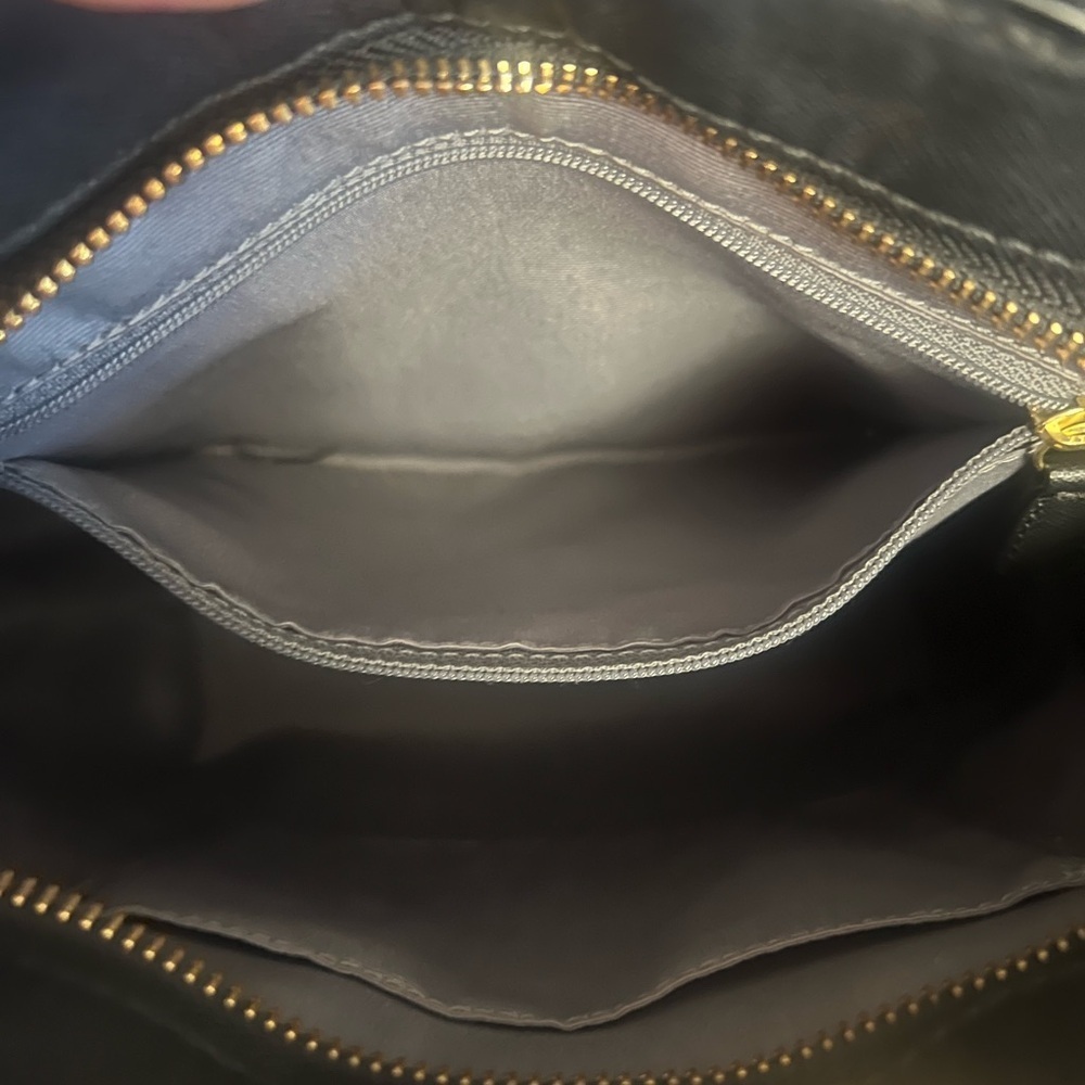 Coach Black Madison Saffiano Leather Mini Tote Bag - Picture 12 of 13